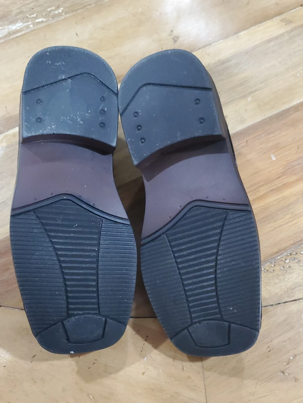 Deer Stags Little Kids Black Slip-On Dress Shoes. Size 12
